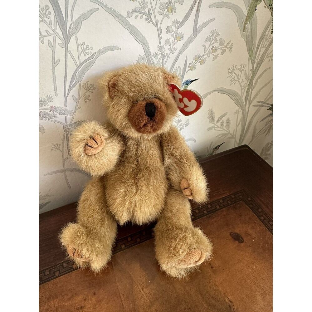 TY Collectible CODY 1993 Plush Brown Teddy Bear #6030 W/ Tag 9” Jointed